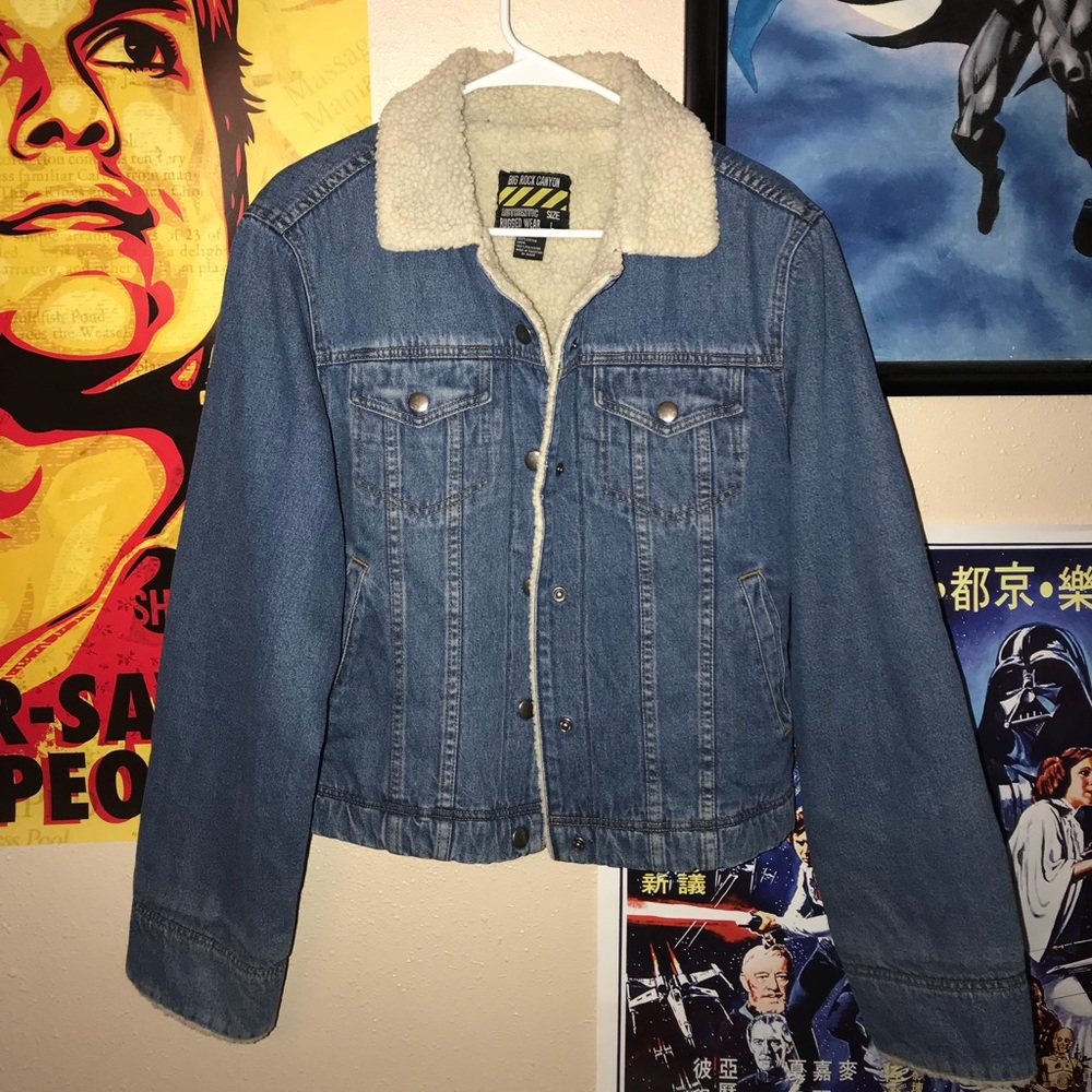 Sherpa Lined Denim Jacket